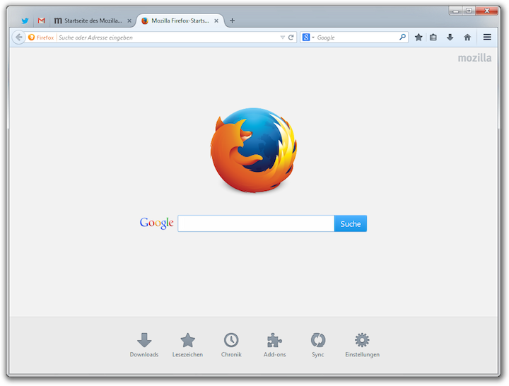 Firefox für Windows - Quelle: Press Mozilla